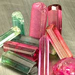 Rough Tourmaline Crystals
