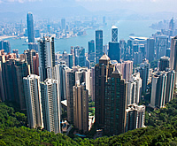 Hong Kong desde la cima