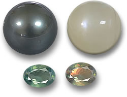 Piedras natales de junio: perla, piedra lunar y alejandrita