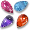 Drilled gems / Briolettes