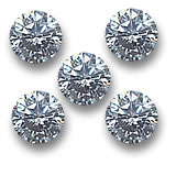 Piedras preciosas de diamante
