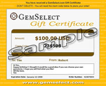 Buy a GemSelect Gift Certificate