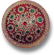 Bouclier de bijoux iranien