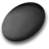 Piedra preciosa de ónix negro