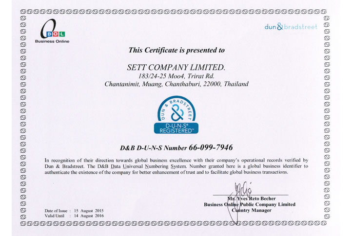 GemSelect Official Online Business Certificate