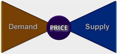 Demand and Supply Determine the Price