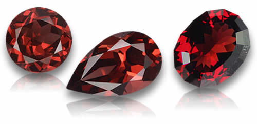 Almandine Garnet Gemstones