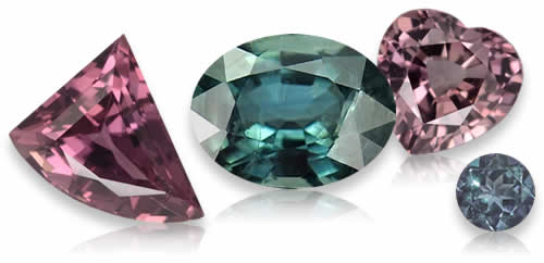 Color-Change Sapphire Gemstones