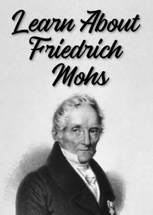 Mohs Scale - Invented by Friedrich Mohs