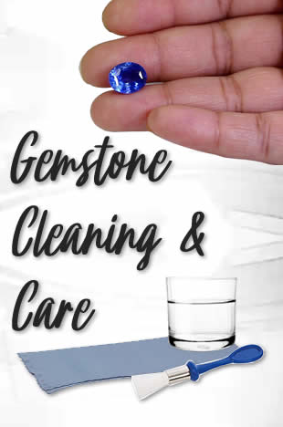 Gemstone Cleaning and Gemstone Care Information