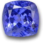 Cushion Tanzanite from GemSelect