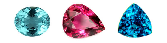 Copper Bearing Paraiba Tourmaline from Mozambique