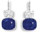 Kashmir Sapphire Earrings