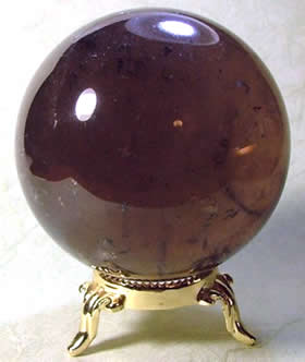 Smoky Quartz Crystal Ball