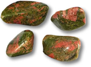 Tumbled Unakite Tumbled Unakite