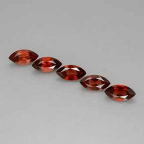 6.07 ct total Natural Red Almandine Garnet