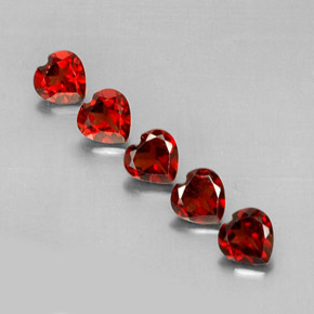 2.78 ct total Natural Deep Red Almandine Garnet