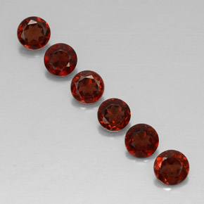 1.89 ct total Natural Deep Red Almandine Garnet