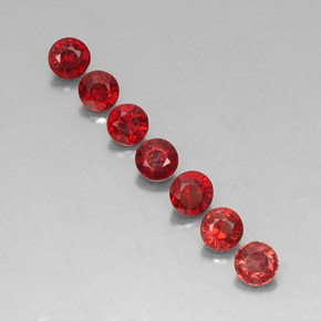 2.64 ct total Natural Deep Red Almandine Garnet