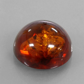 6.14 ct Natural Orange Amber