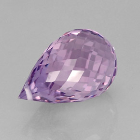 amethyst 16 7 carat briolette from brazil and amethyst 16 7 carat briolette from brazil and