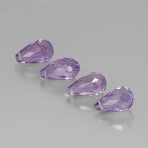 5.39 ct total Natural Violet Amethyst