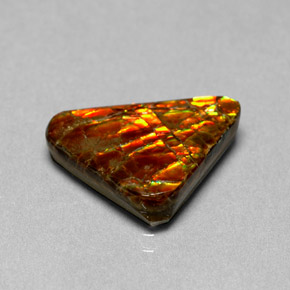 6.44 ct Natural Multicolor Ammolite