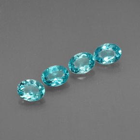 2.72 ct total Natural Sea Blue Apatite
