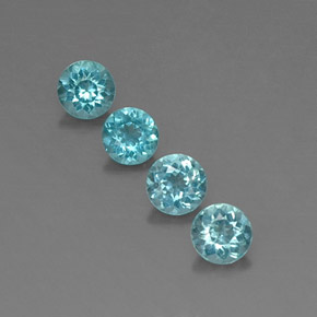 1.14 ct total Natural Sea Blue Apatite