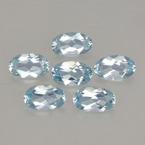 1.02 ct total Natural Light Blue Aquamarine