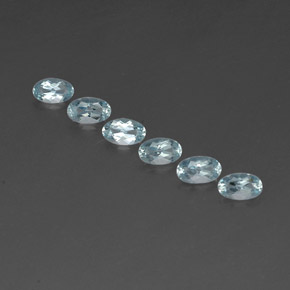 1.12 ct total Natural Light Blue Aquamarine