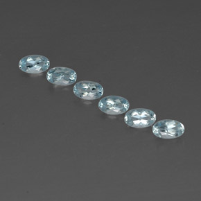 1.19 ct total Natural Light Blue Aquamarine