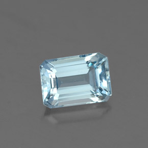 0.96 ct Natural Light Blue Aquamarine