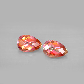 3.06 ct total Natural Top Rainbow Azotic Topaz