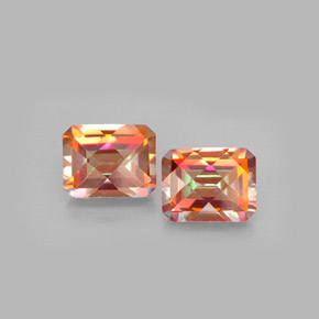 6 ct total Natural Top Rainbow Azotic Topaz