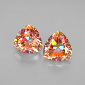 2.66 ct total Natural Top Rainbow Azotic Topaz