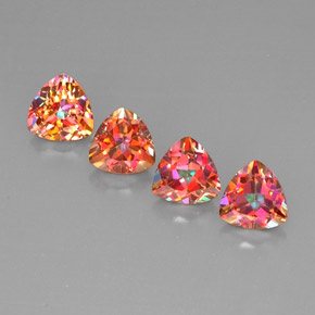 6.14 ct total Natural Top Rainbow Azotic Topaz