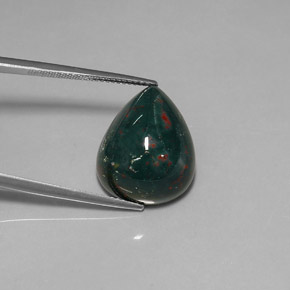 15.43 ct Natural Green with Red Bloodstone