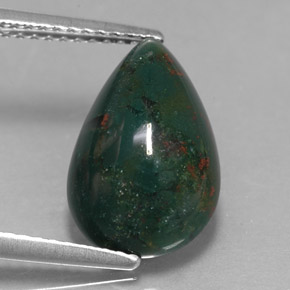 3.49 ct Natural Green with Red Bloodstone