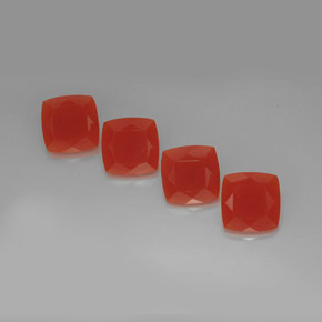 14.57 ct total Natural Red Orange Carnelian