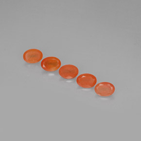 3.67 ct total Natural Red Orange Carnelian
