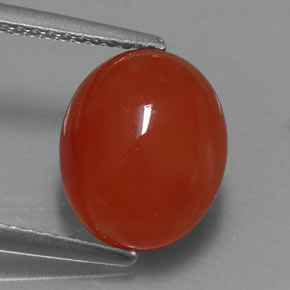 3.67 ct Natural Red Orange Carnelian