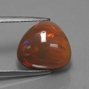 4.49 ct Natural Multicolor Chocolate Opal