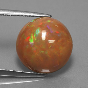 4.33 ct Natural Multicolor Chocolate Opal