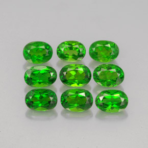 2.26 ct total Natural Vivid Green Chrome Tourmaline