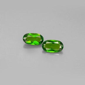 0.66 ct total Natural Green Chrome Tourmaline