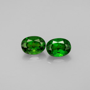 0.87 ct total Natural Green Chrome Tourmaline