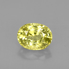 1.59 ct Natural Greenish Yellow Chrysoberyl