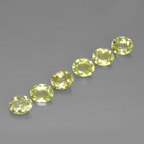 2.48 ct total Natural Yellow Green Chrysoberyl