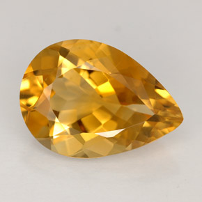 4.3 ct Natural Yellow Orange Citrine